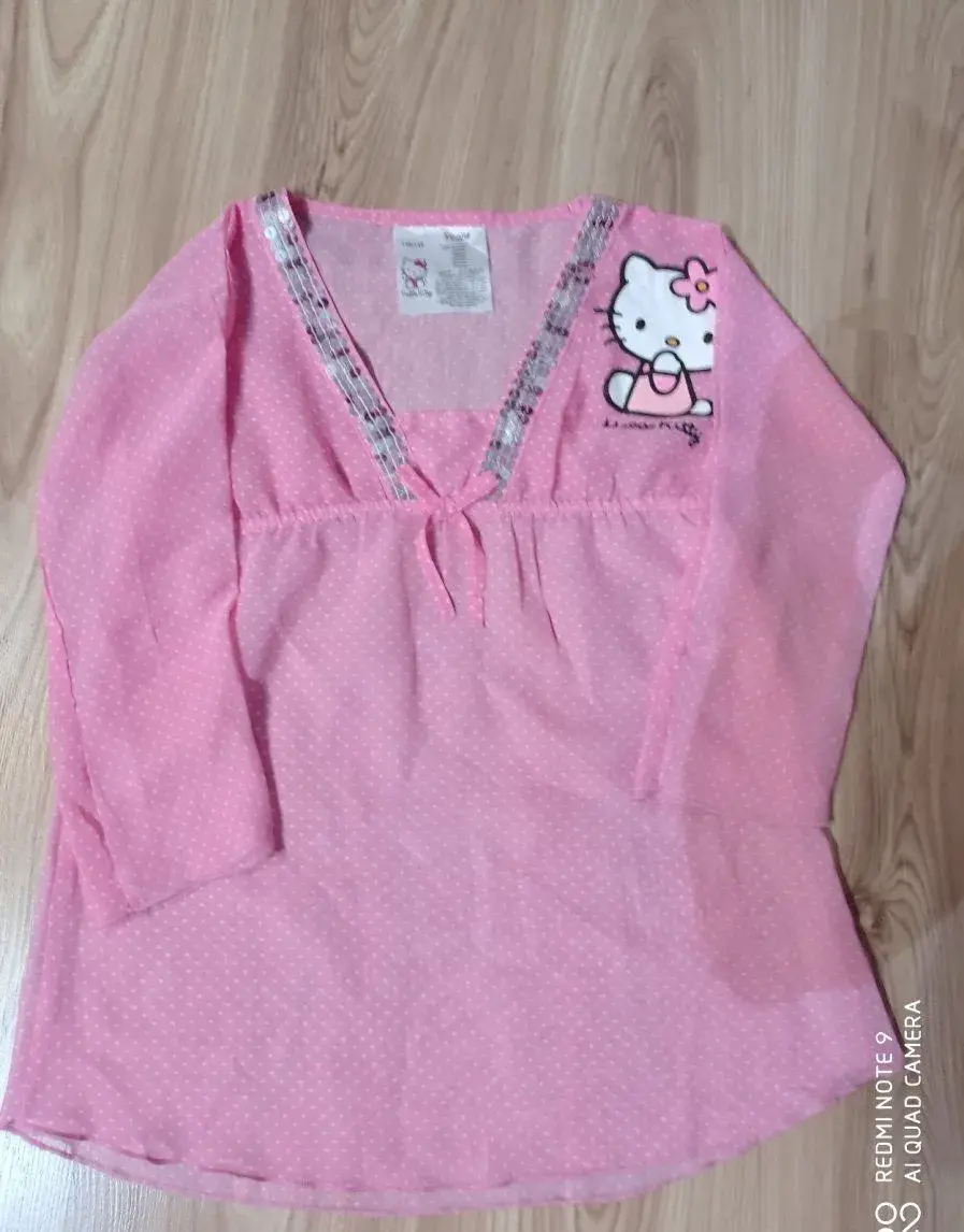 Dívčí tunika Hello Kitty vel.140/146 - STAV