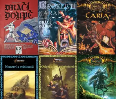 Knihy Dračí doupě, Taria, Asterion, a další RPG