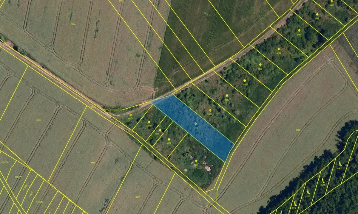 Pozemek + les Ořechov 2067m2