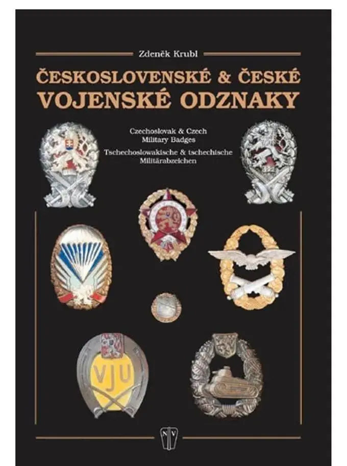 Kniha Československé a české vojenské odznaky
