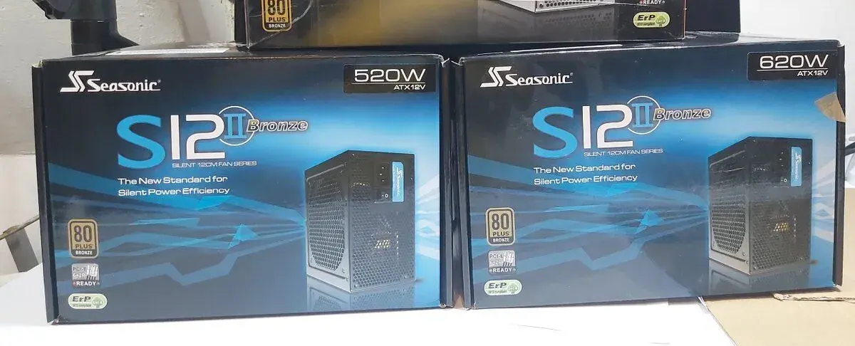 ZDROJE ZNAČKOVÉ SEASONIC S12 BRONZE - NEPOUŽITÉ