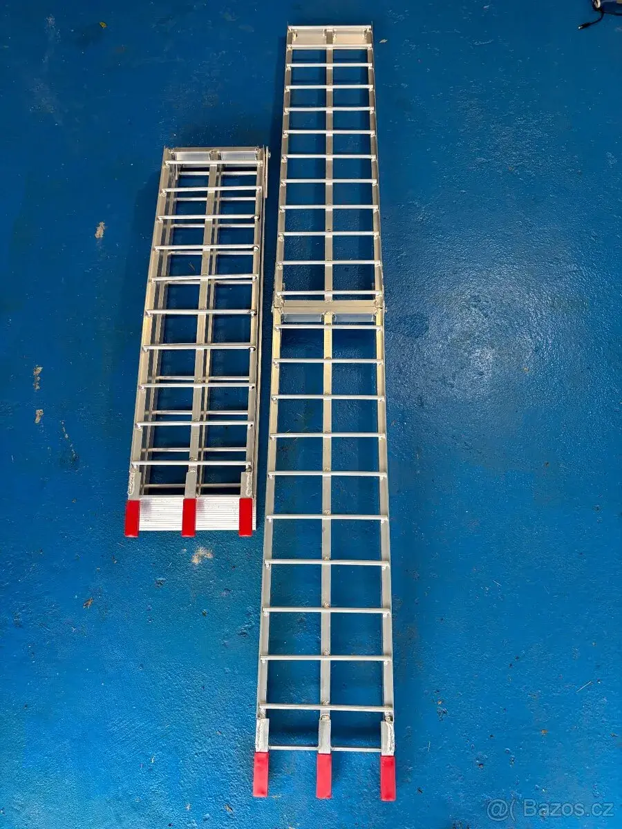 Sada hliníkových nájezdových ramp