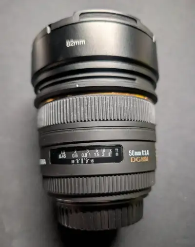 Sigma 50 mm f/1.4 EX DG HSM pro Canon EF