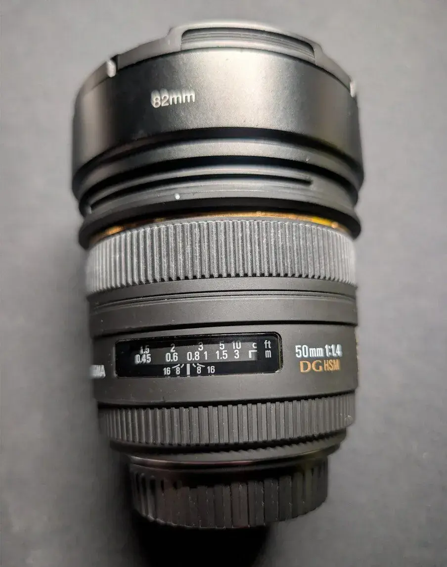 Sigma 50 mm f/1.4 EX DG HSM pro Canon EF