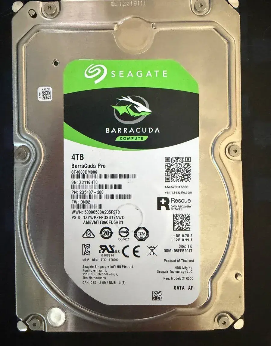 Seagate Barracuda Pro 4TB HDD SATA