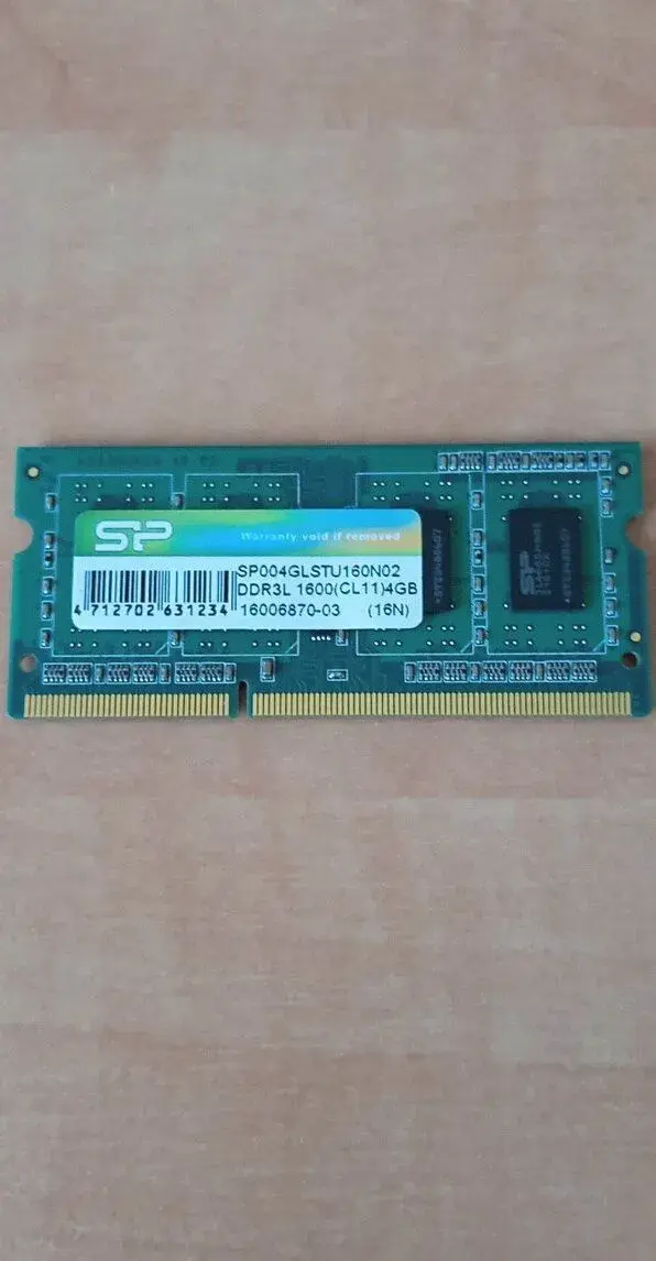 RAM DDR3 4GB SODIMM 1600MHz