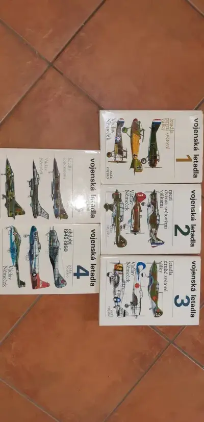 Komplet 5 dílů Vojenská letadla