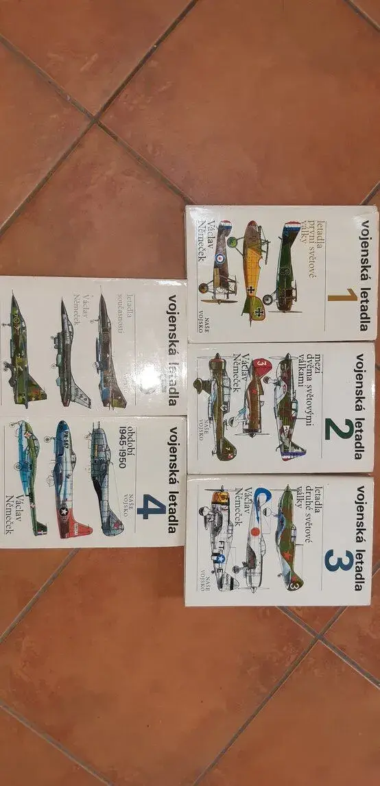 Komplet 5 dílů Vojenská letadla
