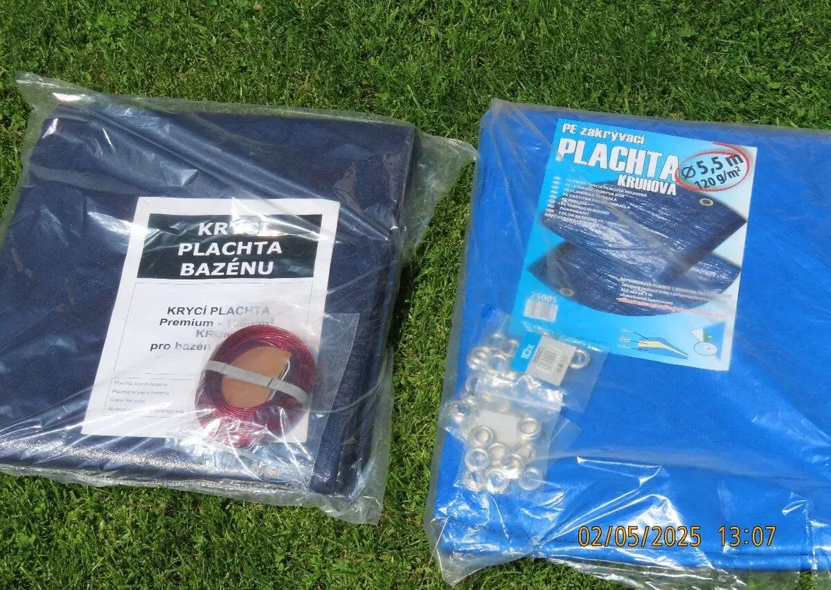 Krycí plachta na bazén na zimu i na léto