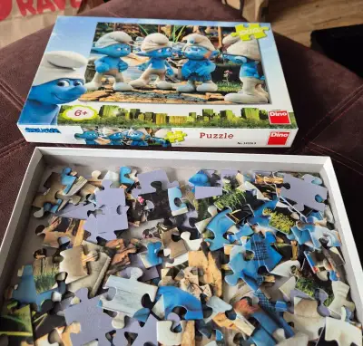 puzzle šmoulové 100xl pro 6+