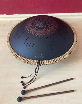 Kovový buben Octave Steel Tongue drum Květy D kurd Sonic Ene