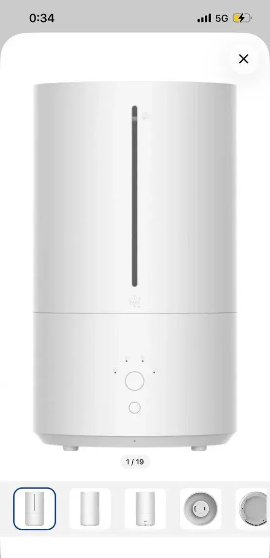 Xiaomi Smart Humidifier 2 EU – chytrý zvlhčovač vzduchu s UV