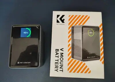 K&F Concept 99Wh V-Mount Battery 6700 mAh - Silver