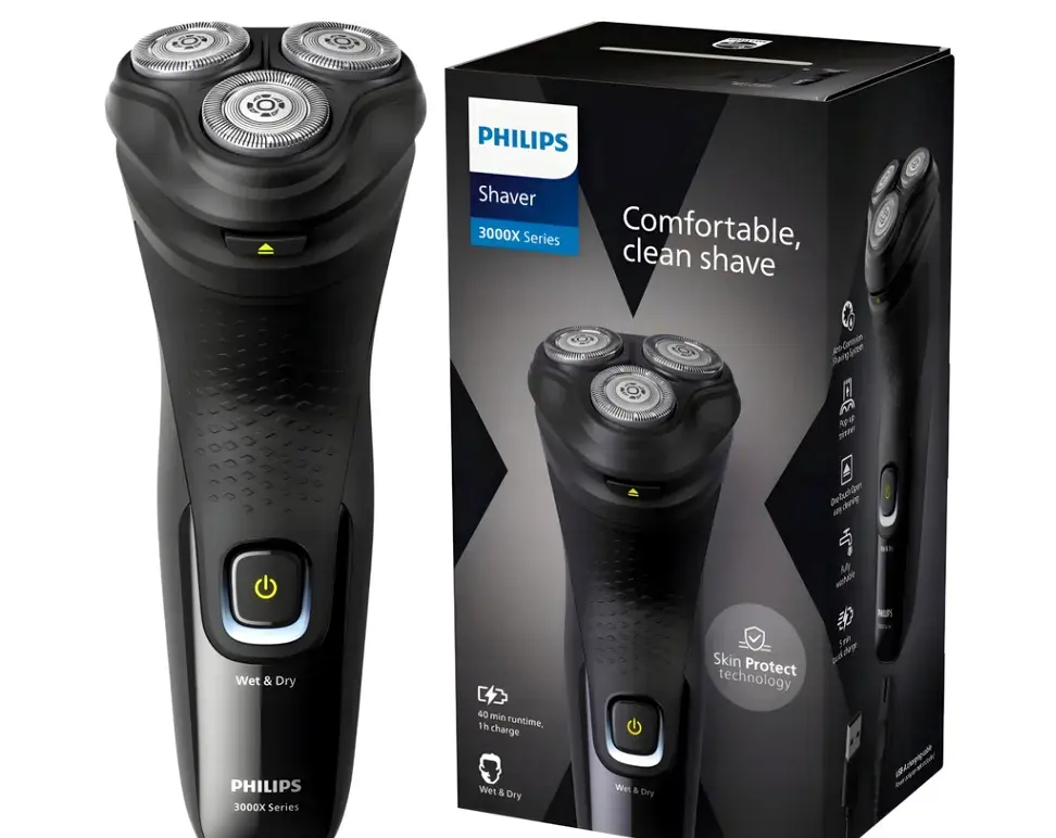 Nový aku holící strojek PHILIPS Shaver 3000X Series X3021/00