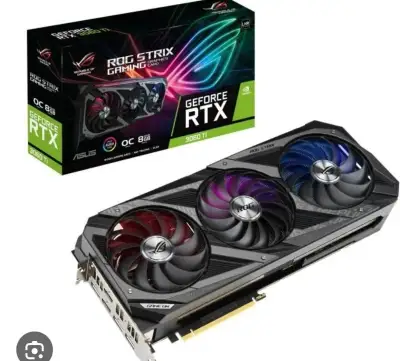 ASUS ROG STRIX RTX 3060 Ti OC 8GB – perfektní stav
