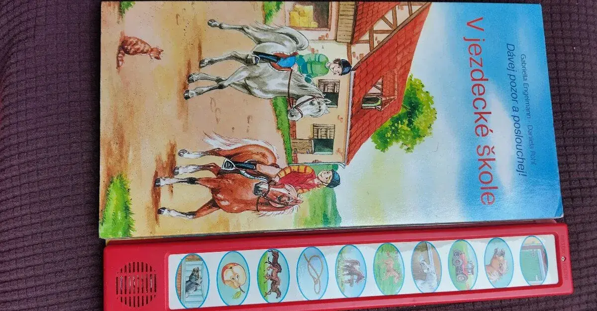 Kniha se zvuky od koníčků pro nejmenší