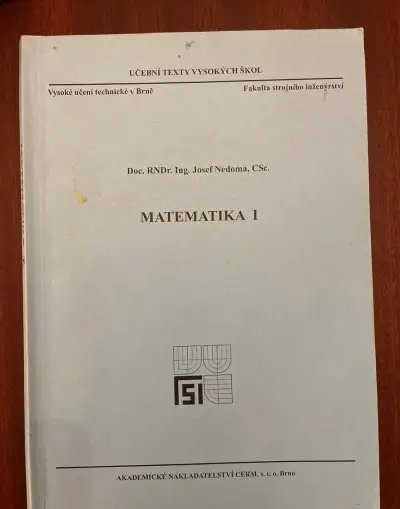 Matematika 1 VUT
