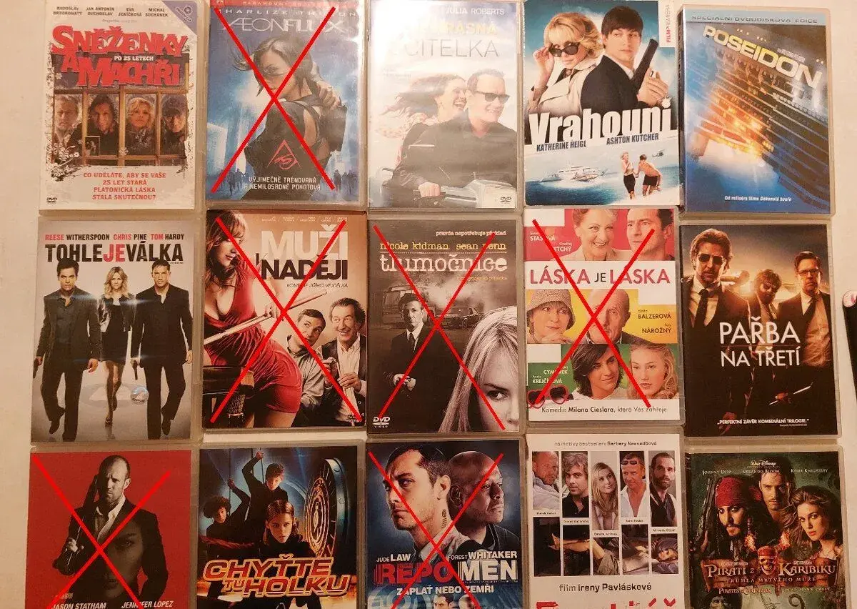 Filmy DVD 7. Inzerát