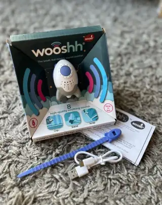 Uspávací modul Wooshh Rockit v záruce.