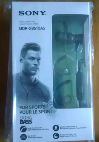 headset Sony MDR-XB510AS, nový
