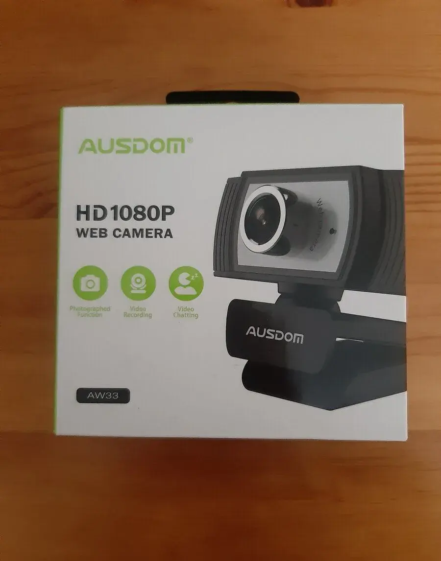 Full HD Webkamera Ausdom AW33 1080p s mikrofonem / Webcam