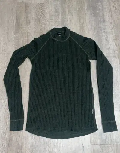 Zelené merino termo triko Lasting SWU vel. XXS/XS