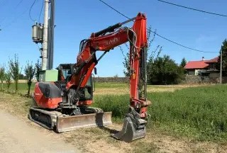 Bagr Kubota KX-85 -5 dělený výložník