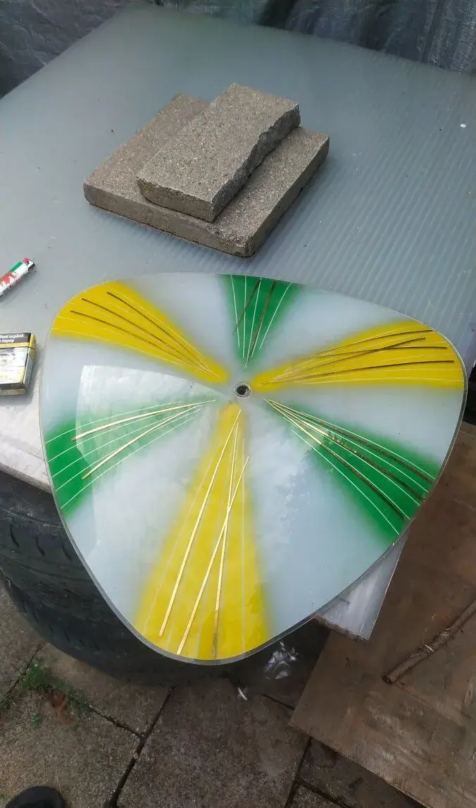 Art Deco stínítko na lustr