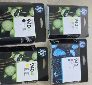 HP 940 940XL originální inkousty - 5 ks nové