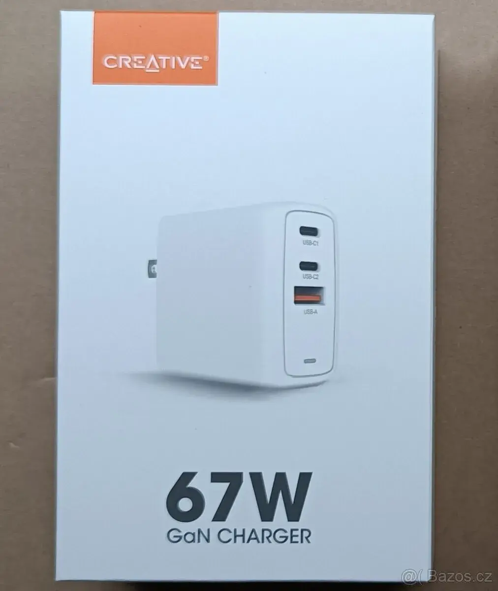 USB nabíječka CREATIVE LABS Creative 67W