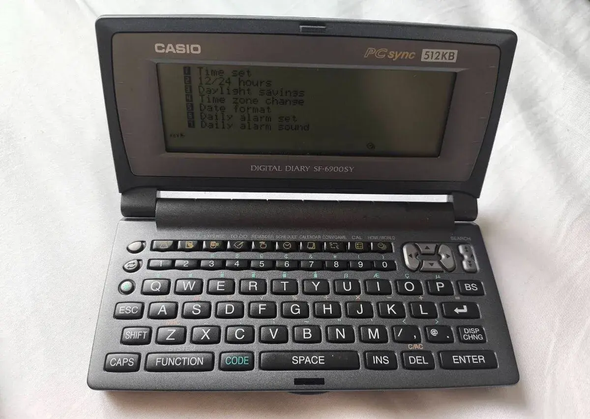 Casio digitál diary SF-6900SY