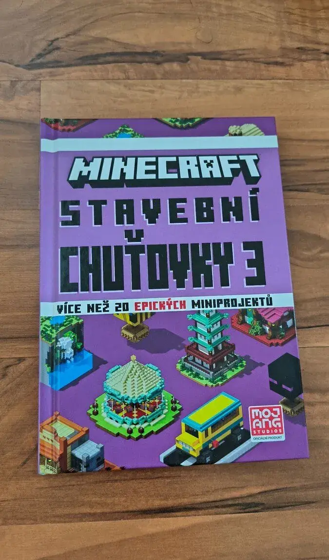 Kniha Minecraft stavební chuťovky 3