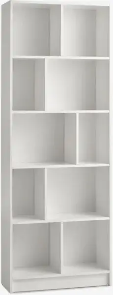 Knihovna MOSBJERG 10 polic bílá