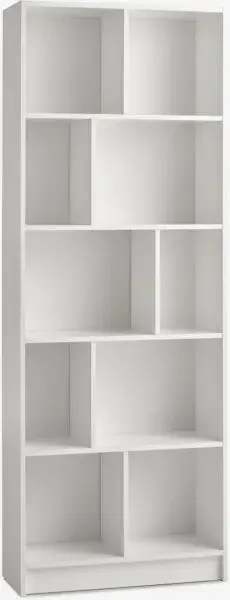 Knihovna MOSBJERG 10 polic bílá