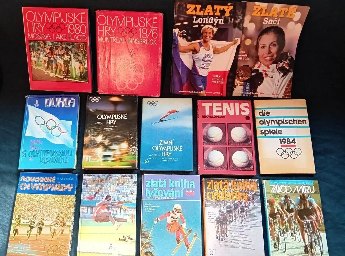 KNIHY - SPORT - ROČENKY - OLYMPIÁDA