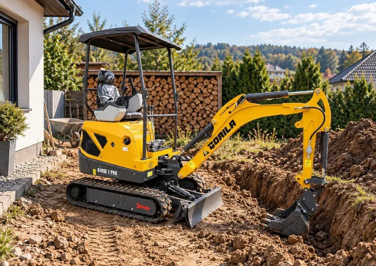 Minibagr G18SE I PRO 1,8 t – KUBOTA – joysticky