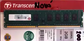 Transcend 2GB DDR3L 1600MHz 1.35V - NOVÁ, zabalená