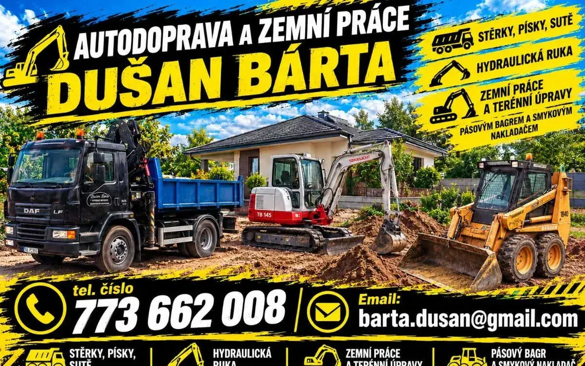 Autodoprava a zemní práce