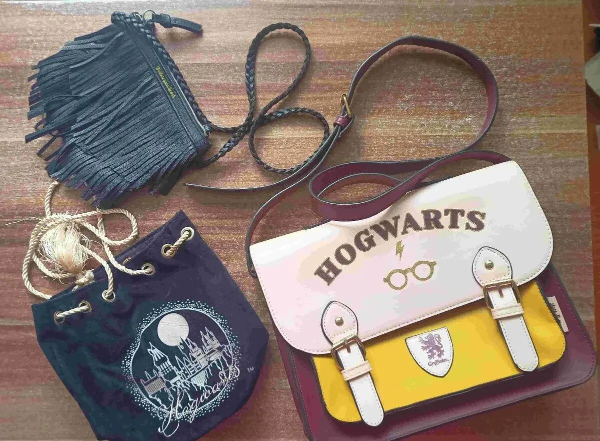 Harry Potter taška přes rameno a stahovací pytlík + kabelka