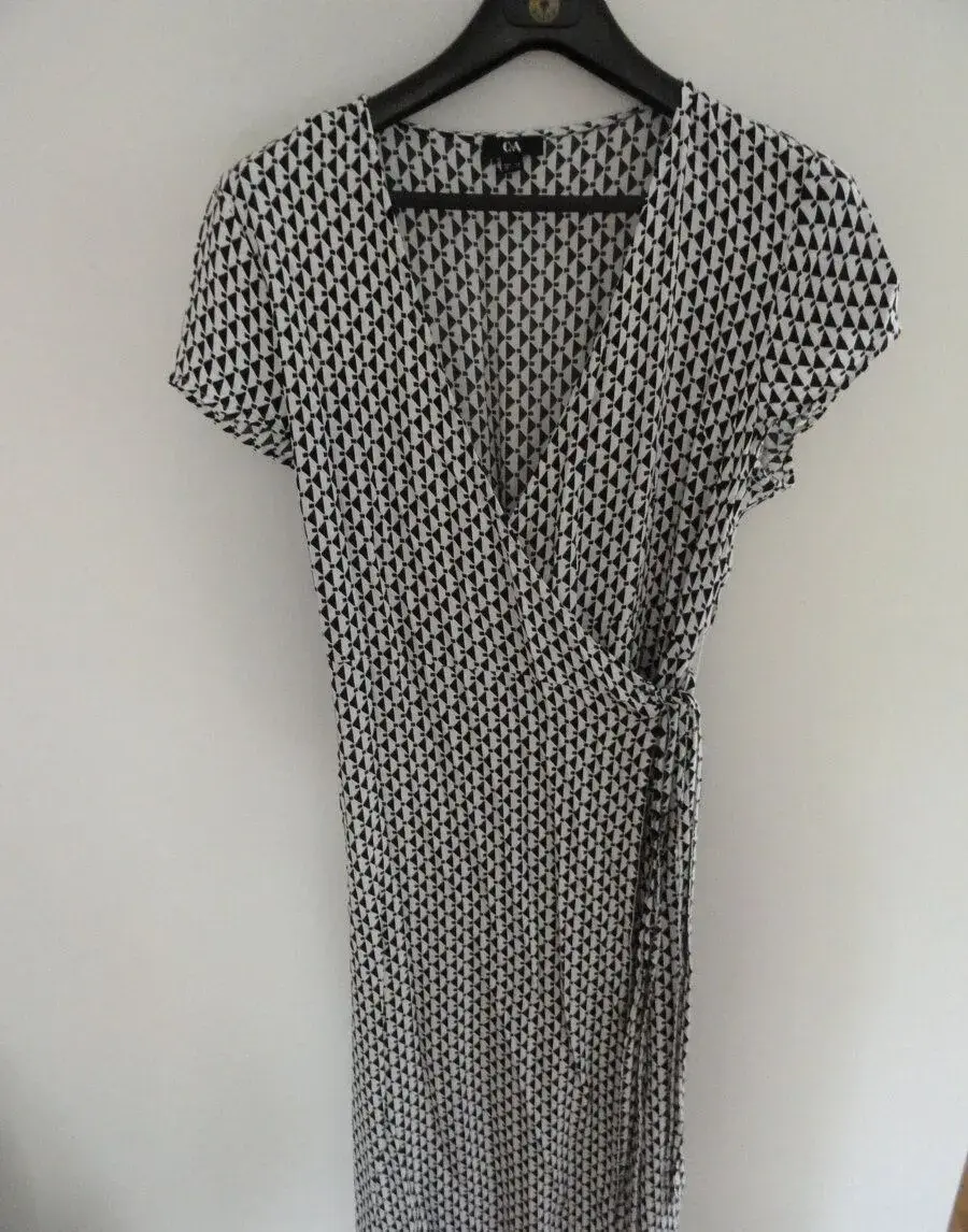 Šaty zavinovací vel. 42 - 44 délka 127 cm