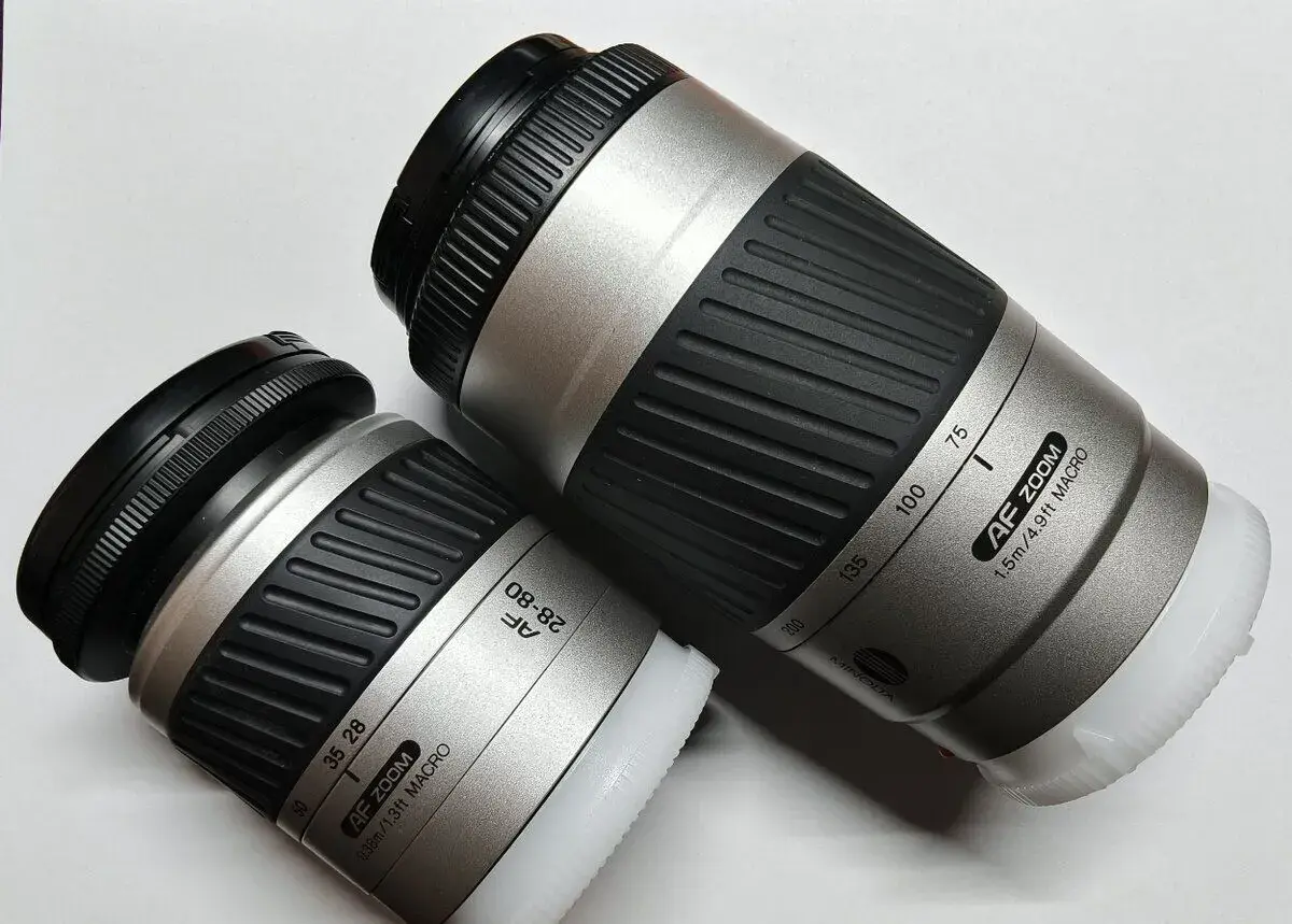 Minolta AF 75-300mm+Minolta AF 28-80mm