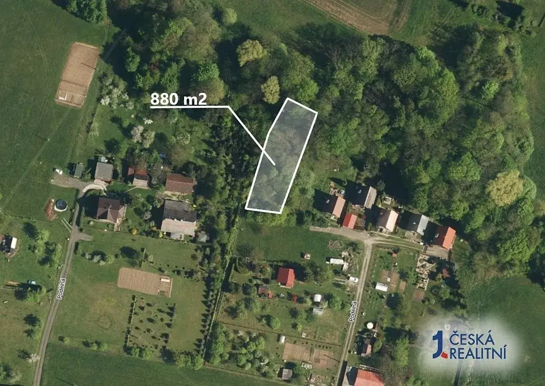Nemovitost – pozemek 880 m²