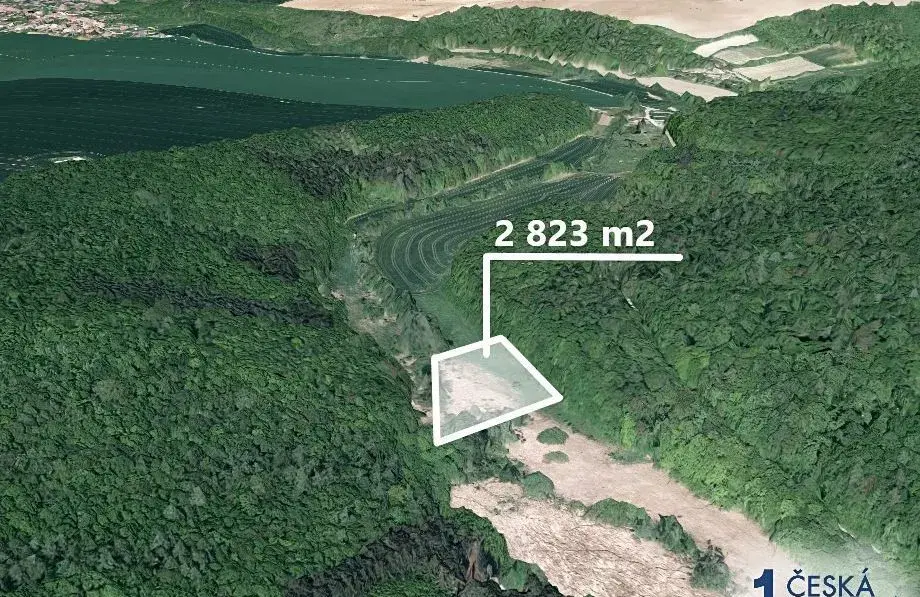 Pole 2 823 m², Podíl 50 % o výměře 1 412 m²