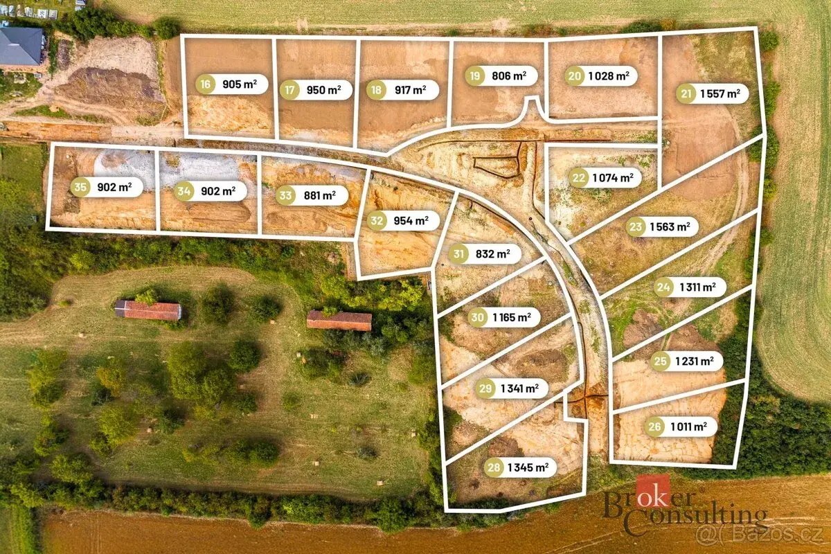 Prodej, pozemky/bydlení, 902 m2, Starý Bydžov, Hradec Králov
