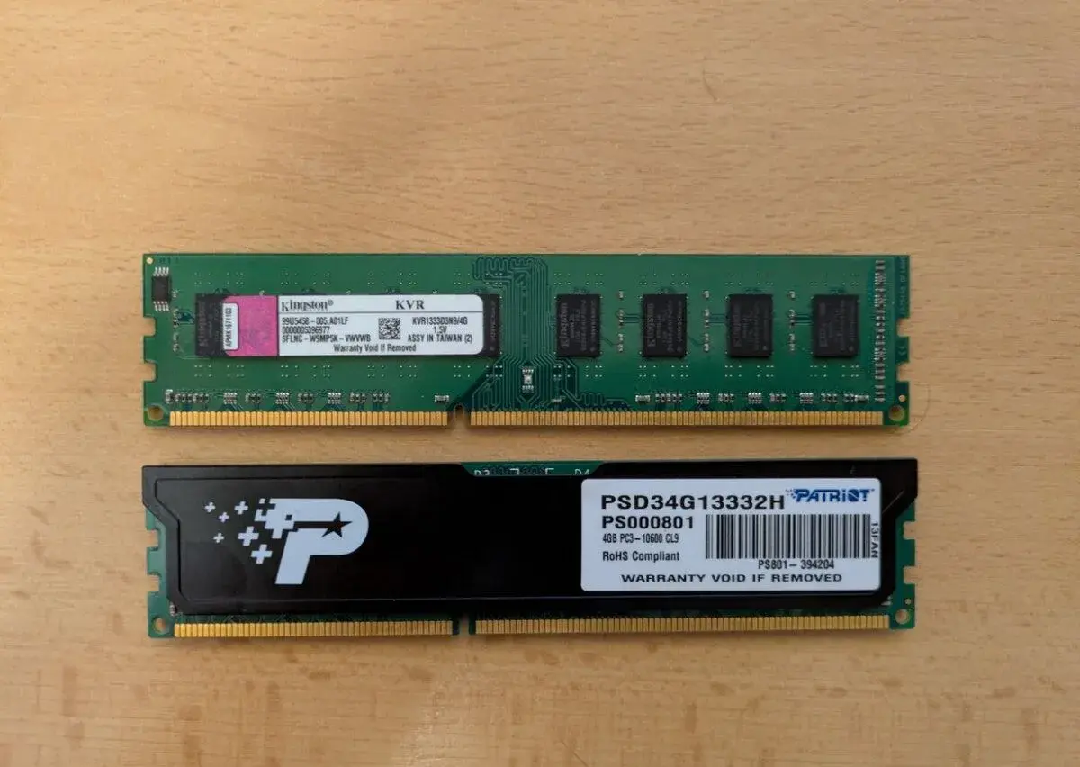 8GB (2x4GB) RAM DDR3-1333 CL9