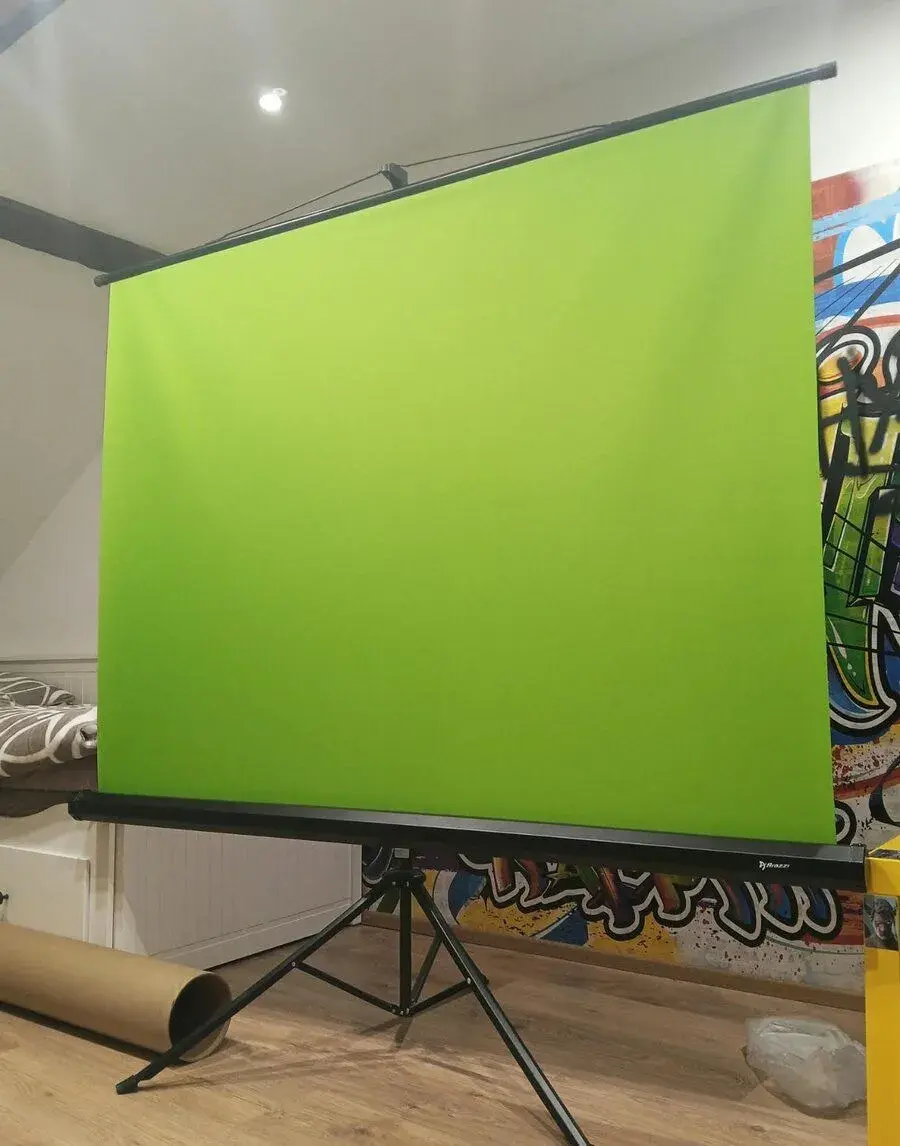 Green screen Arozzi (157x157) na stojanu + kartonový tubus