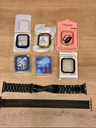 Apple Watch 44mm – pásky + skla + kryty (set)