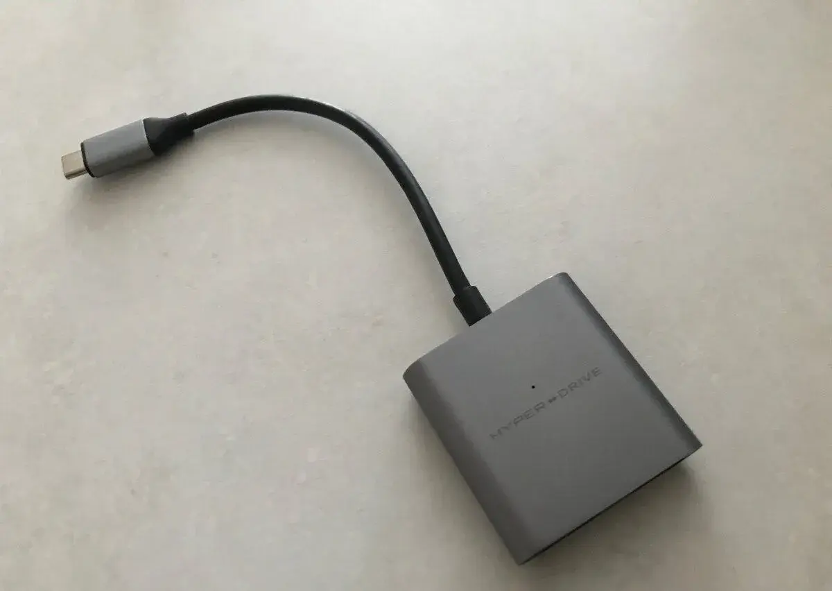 Adapter HyperDrive 4K HDMI 3-in-1 USB-C Hub Space Gray