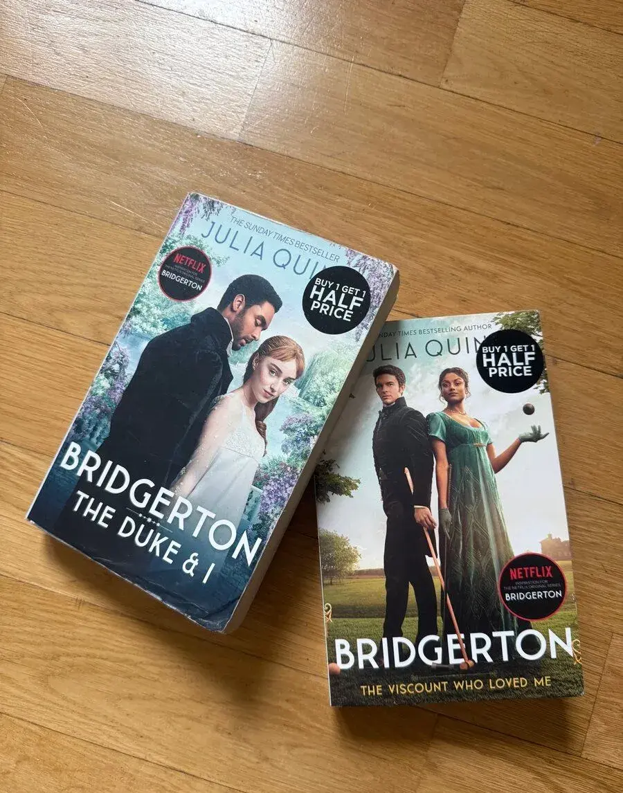2 knihy Bridgeton v angličtině