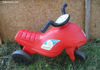 Odrážedlo motorka, odstrkovadlo motorka červená